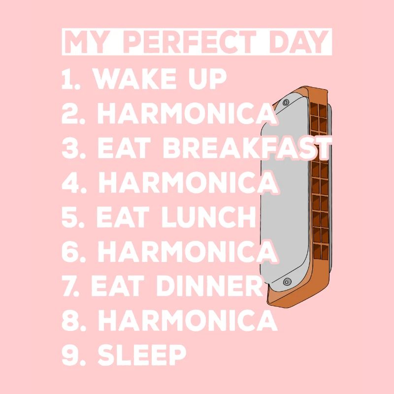 Mon jour parfait Harmonica Day Plan Harmonica Joueur d’harmonica