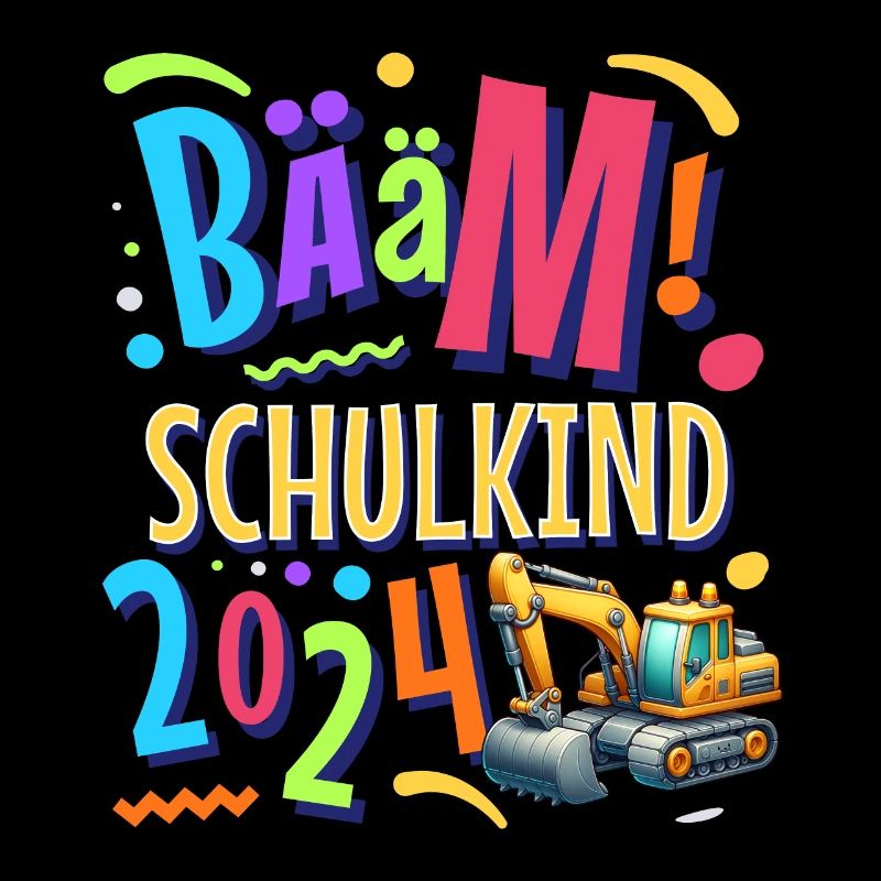 Bääm Schulkind 2024 Bagger