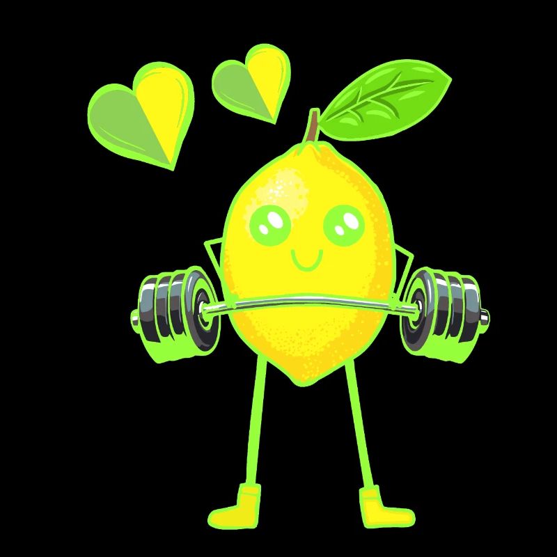 Lemon Poids Exercice Poids GYM Exercice Muscles