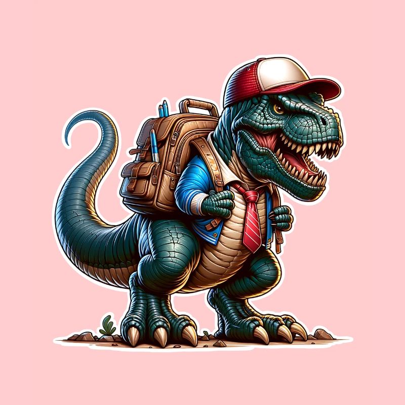 Dinosaurier Schule Einschulung