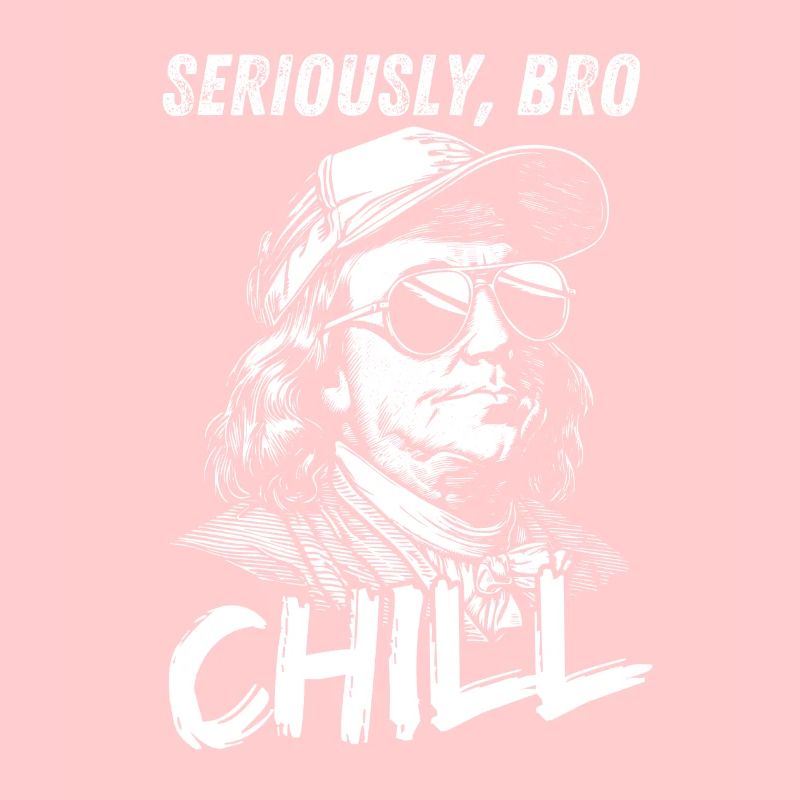 Seriously Bro Chill Benjamin Franklin Meme Figur