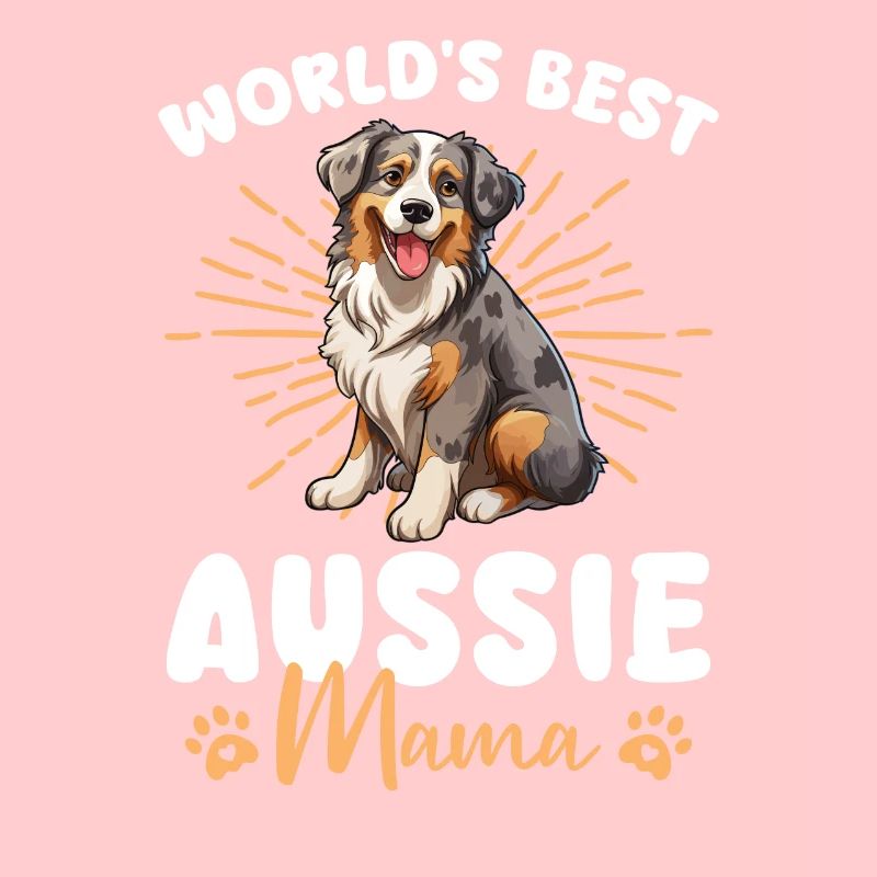 Australian Shepherd Blue Merle Dog Aussie Mom