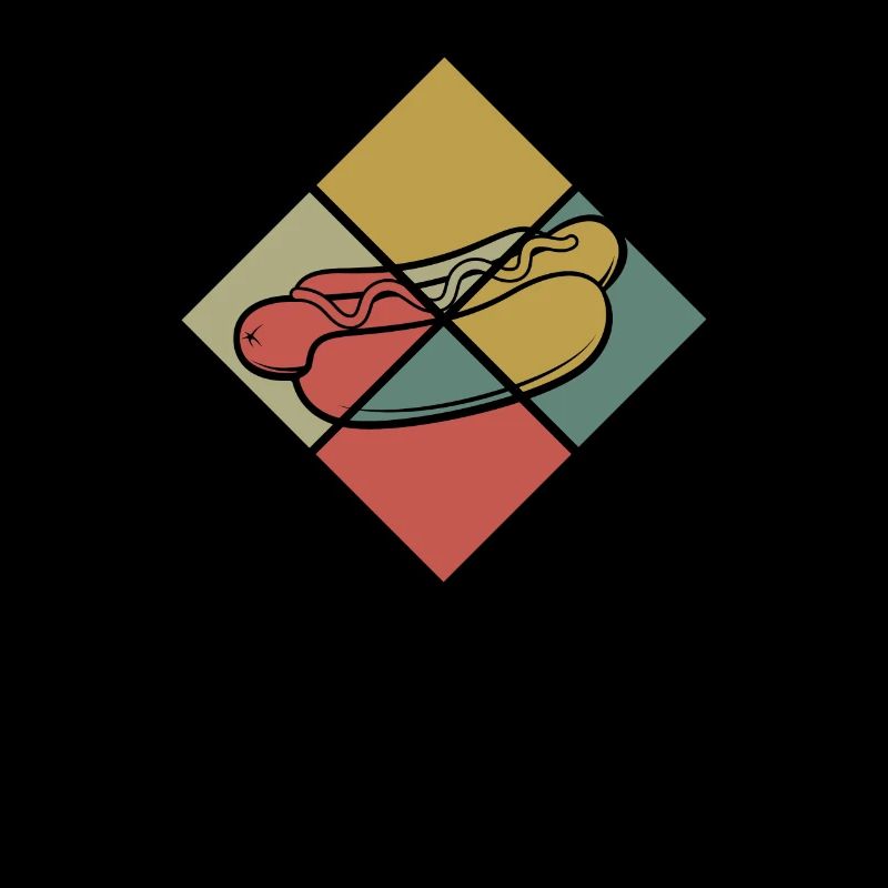 Hot Dog Geometric Pattern Enjoyment
