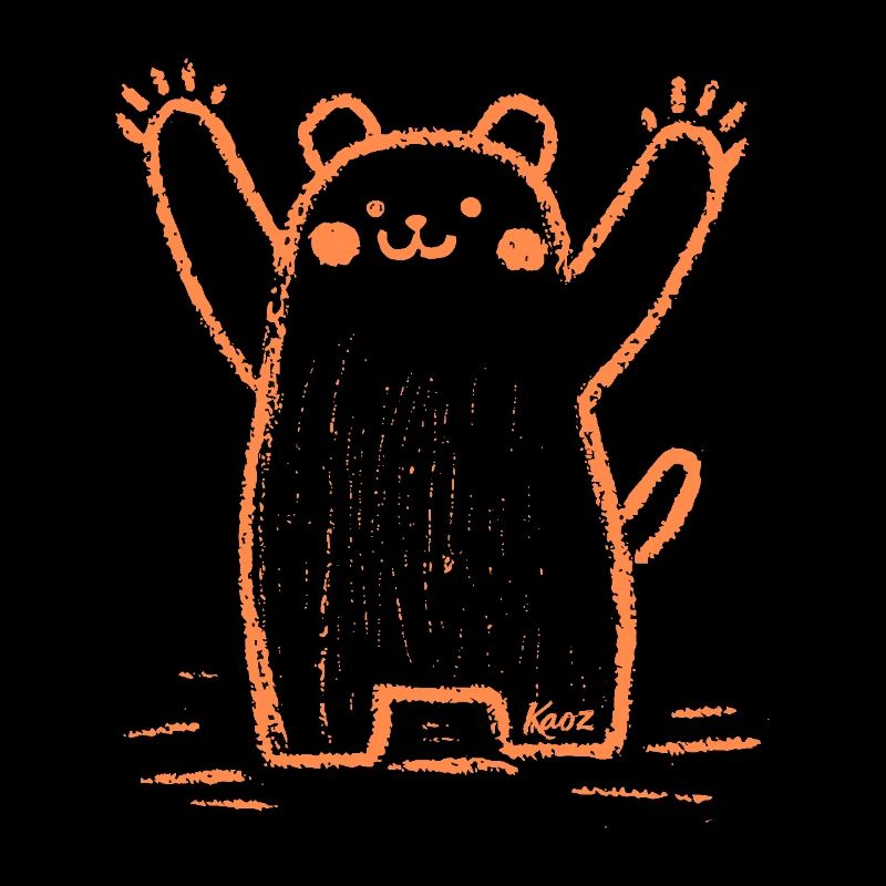 Fröhlicher Bär