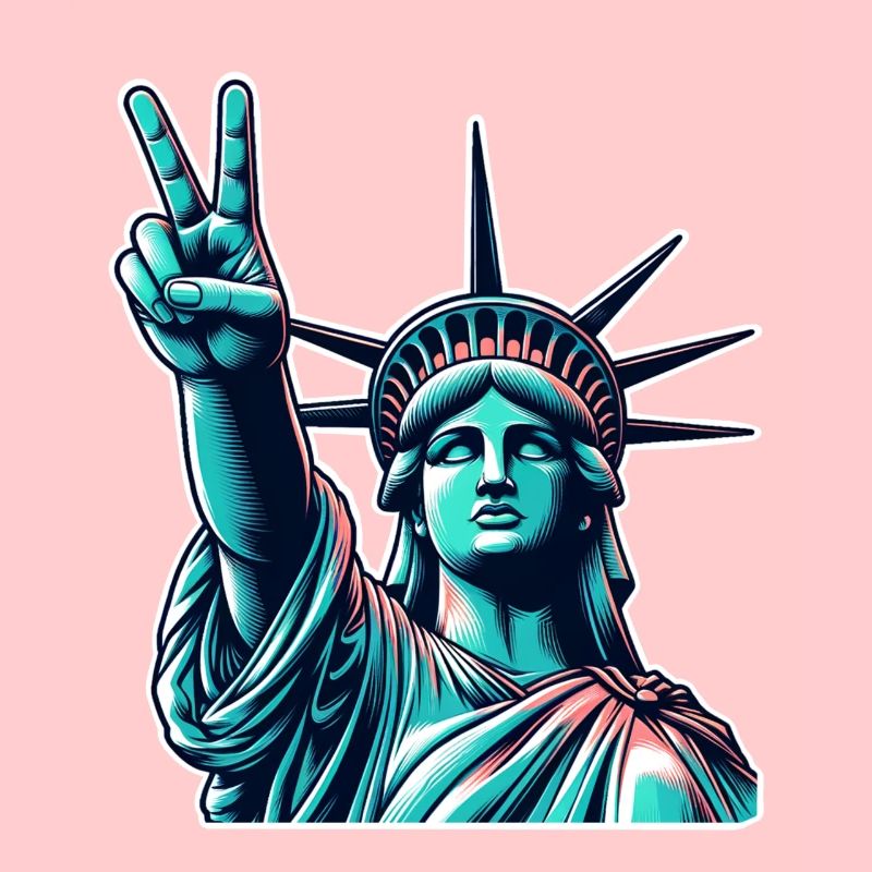 Freiheitsstatue Peace