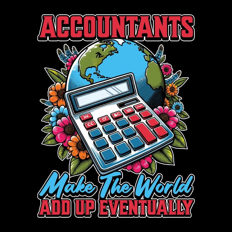 Les comptables comptables font la feuille de calcul du monde