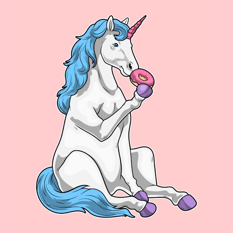 Beignet licorne