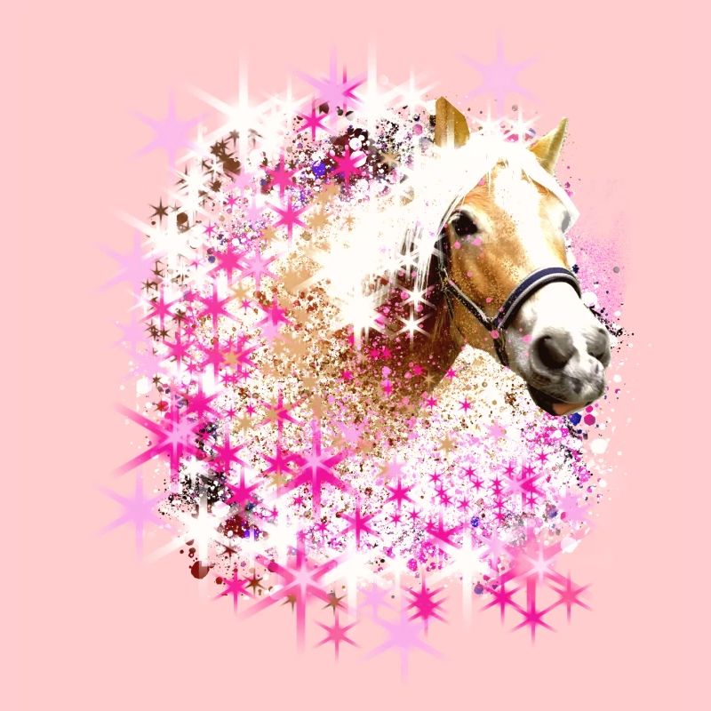 Cheval,Haflinger, Graffiti, Peinture,Chevaux,Étoiles