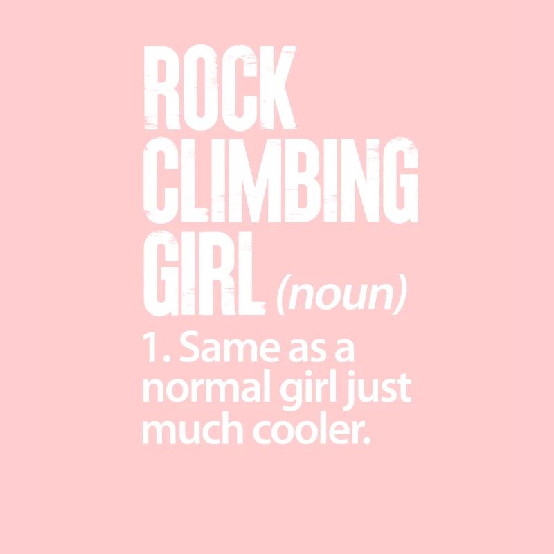 Climbing girl