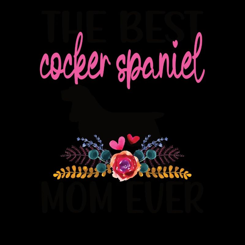 Cocker Spaniel Mama Cocker propriétaire de chien