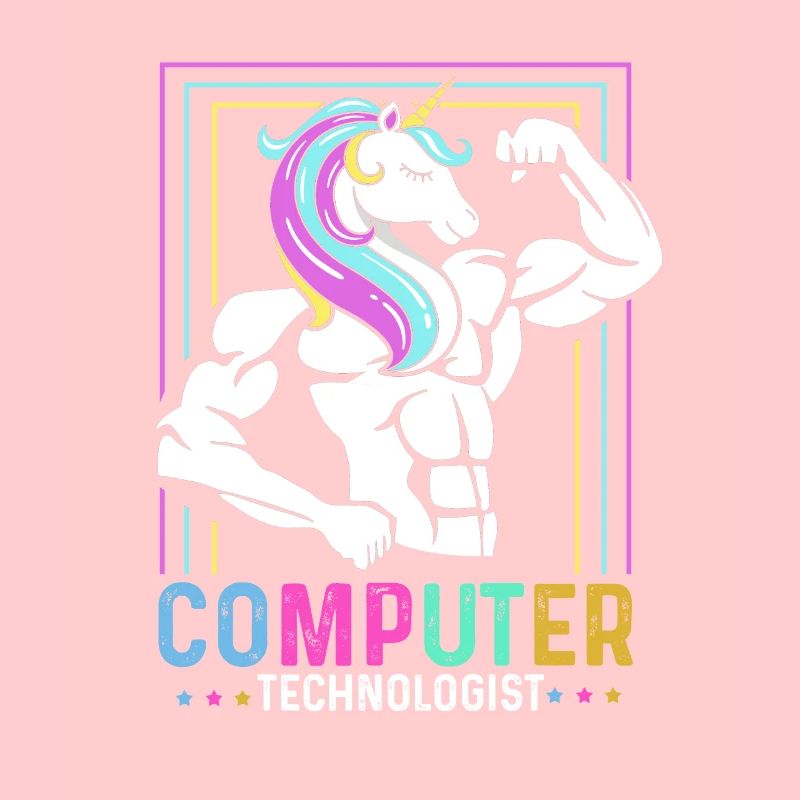 Computer Technologe Geschenk Radiologe Einhorn