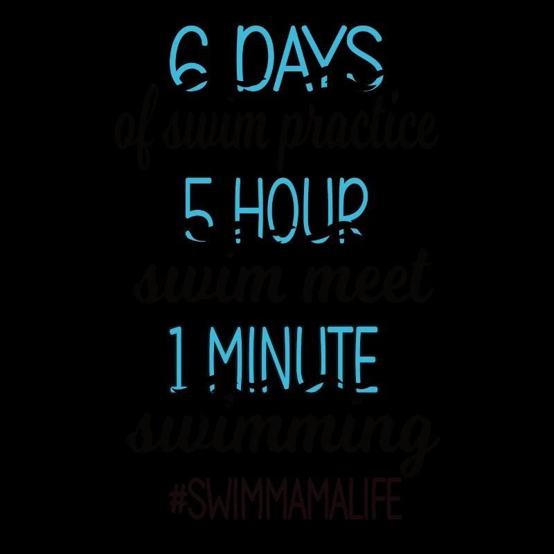 Schwimmmama Mama Eines Schwimmers Schwimm-Mutter