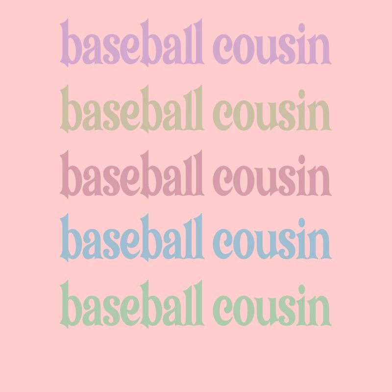 Stolzer Baseball-Cousin Baseballspieler-Cousin