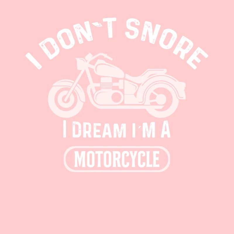 Ich Schnarche Nicht Ich Träum Ich Bin Ein Motorrad