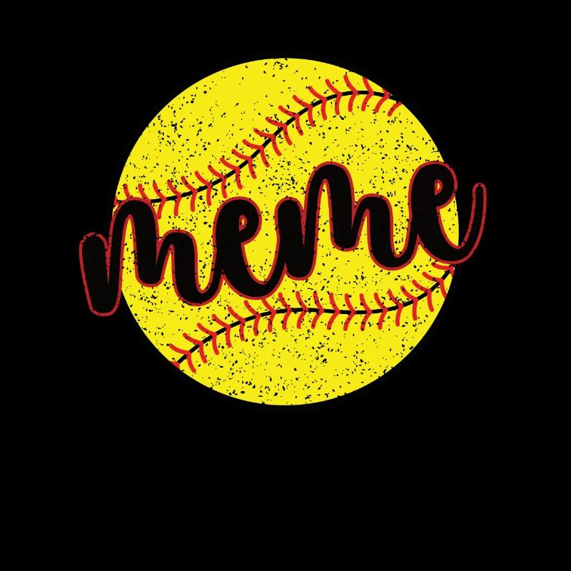 Meme Oma Eines Softballspieler Softball Meme