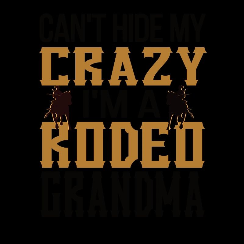 Rodeo Oma Stolze Rodeo-Reiter Großmutter Geschenk