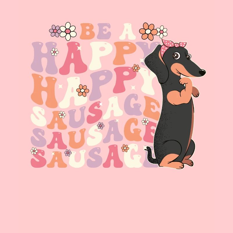 Sei eine glückliche Wursthundmutter