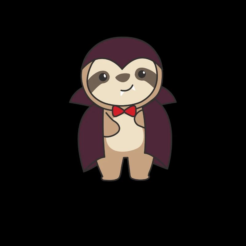 Sloth Halloween Cute Devil Vampire Costume