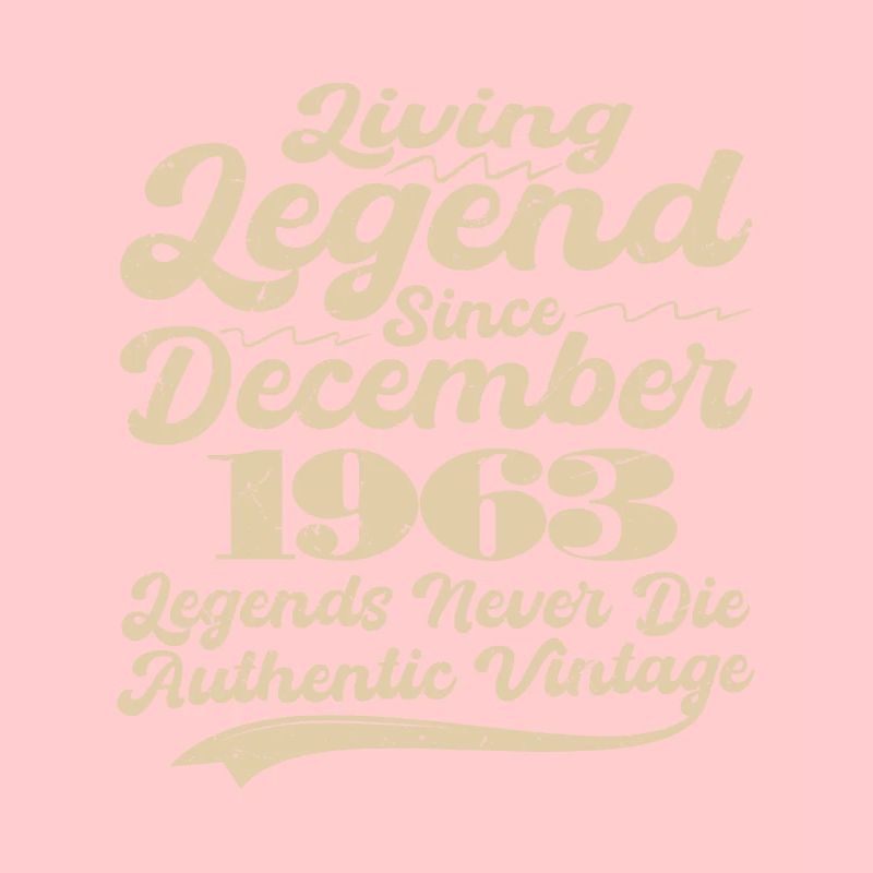 Once upon a time there was a legend. December 1963 Birth