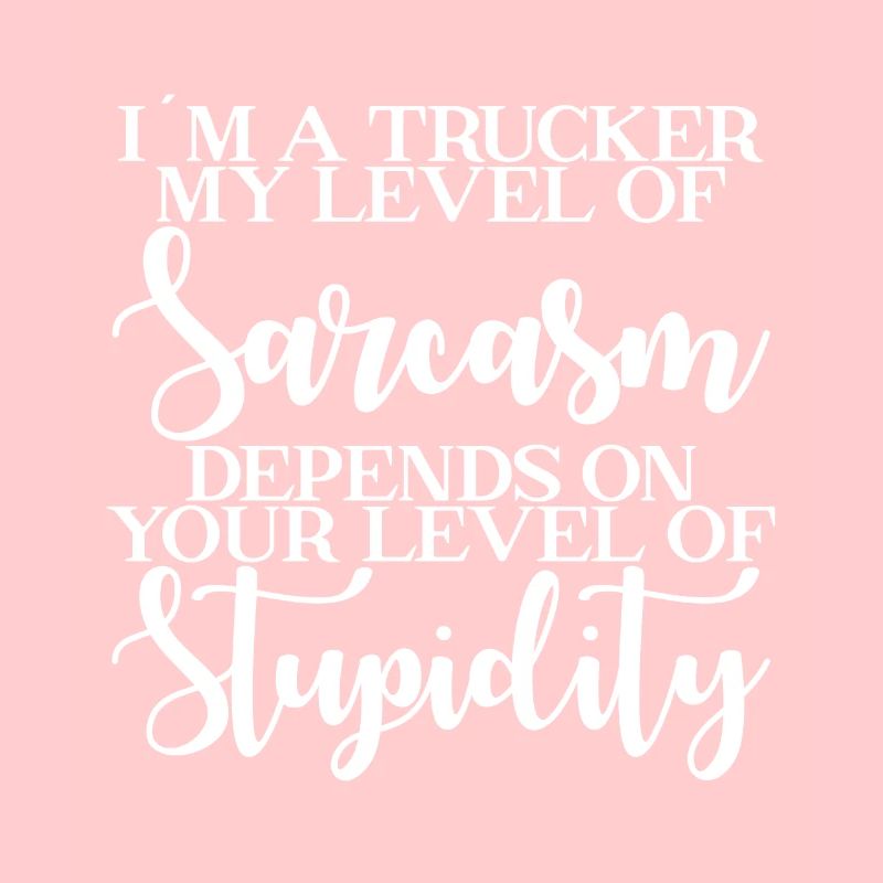 Ich Bin Ein Trucker Mein Niveau Von Sarkasmus