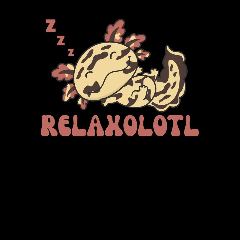 Relaxolotl Axolotl Lover Animaux mignons Relax