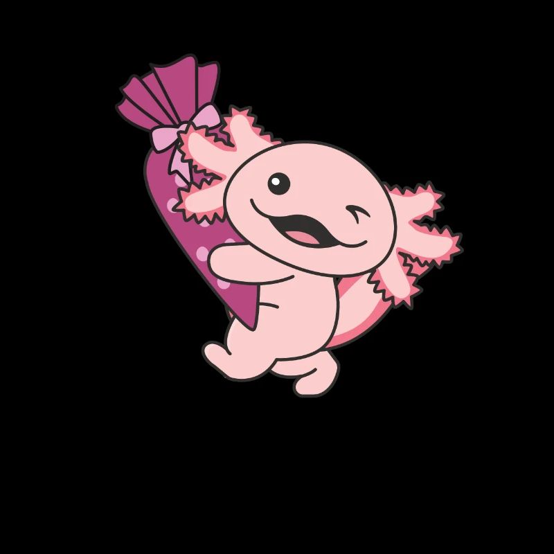 bye bye kindergarten hello school axolotl