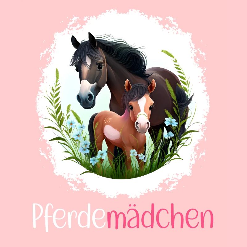 Pferdemädchen Pferdeshirt Pferde Fohlen Mädchen