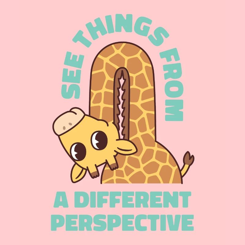 La girafe voit les choses d’un point de vue différent