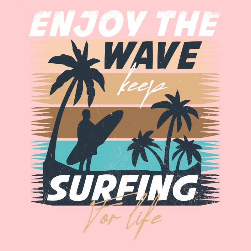 Genießen Sie Die Welle - Surfen Sie Ein Leben Lang