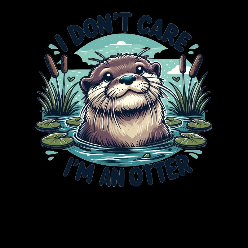 Mir egal ich bin ein Otter. - süßer Otter