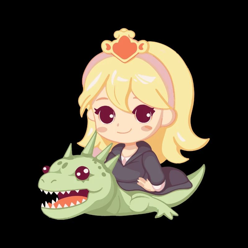 Prinzessin Drache Niedlich