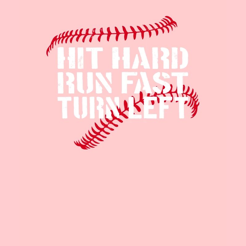 Frapper Dur Courir Rapide Tourner À Gauche Baseball Baseball