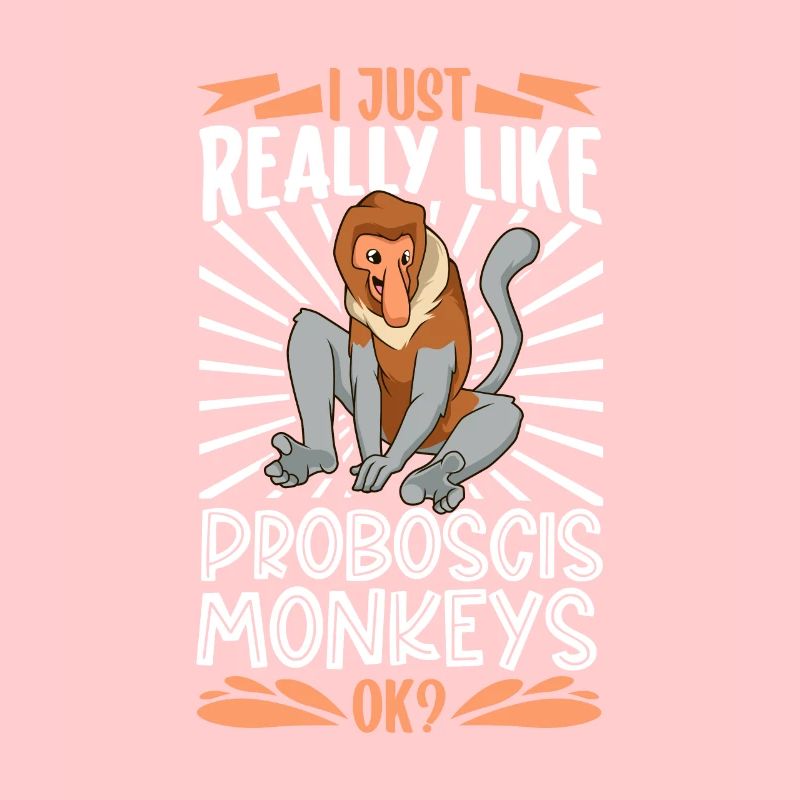 I love proboscis monkeys - proboscis monkey