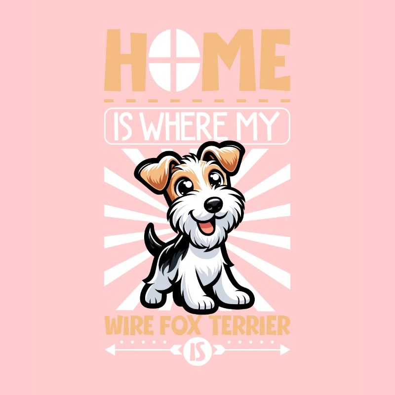 Zuhause - Drahthaar-Foxterrier