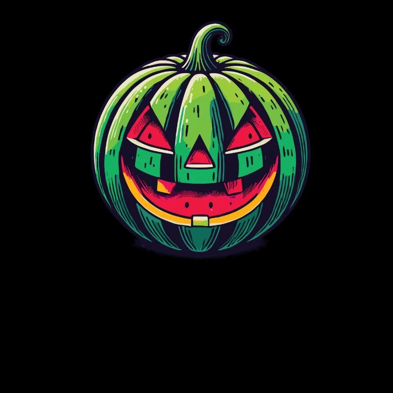 Happy Summerween Sommer Halloween Wassermelone