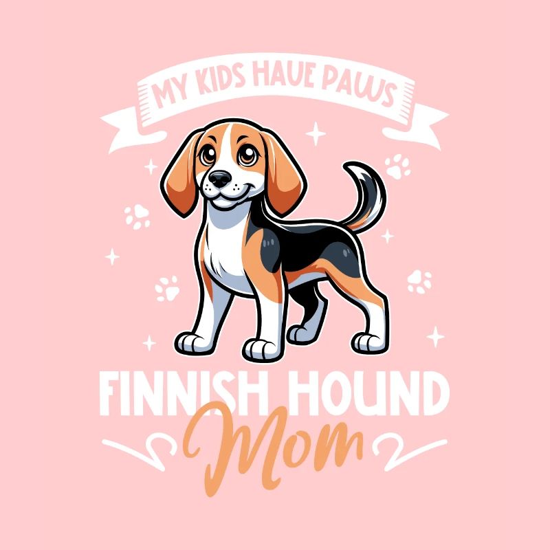 Finnischer Laufhund Mama