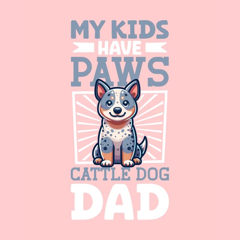 Papa australien de chien de bovin