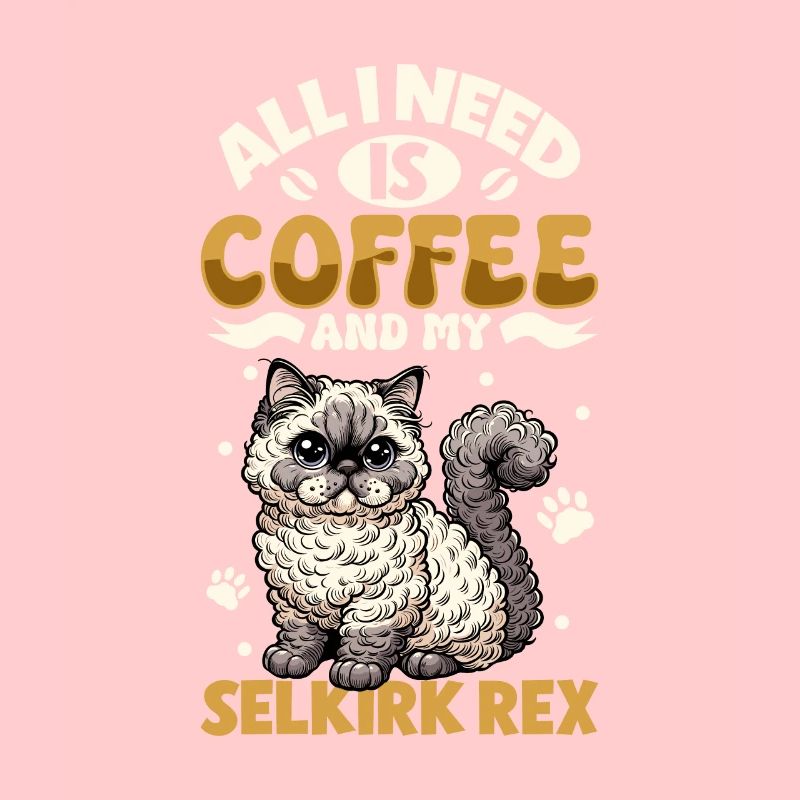 Coffee and my Selkirk Rex