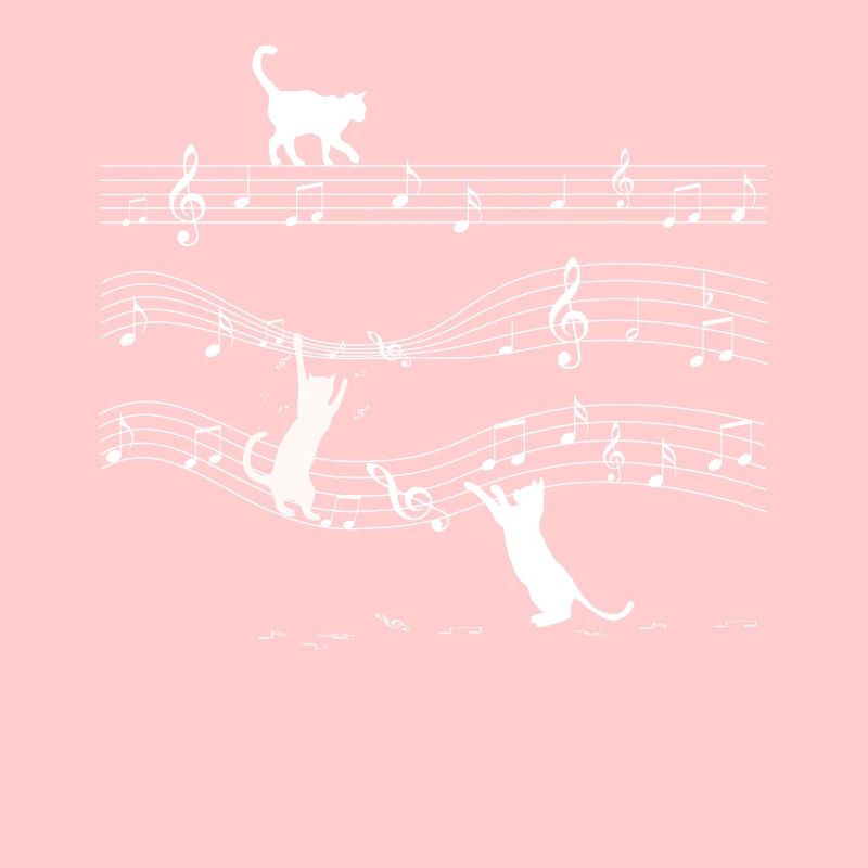 Notes musicales Chat léché