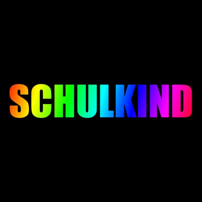 SCHULKIND 2025 - EINSCHULUNG - REGENBOGENFARBEN