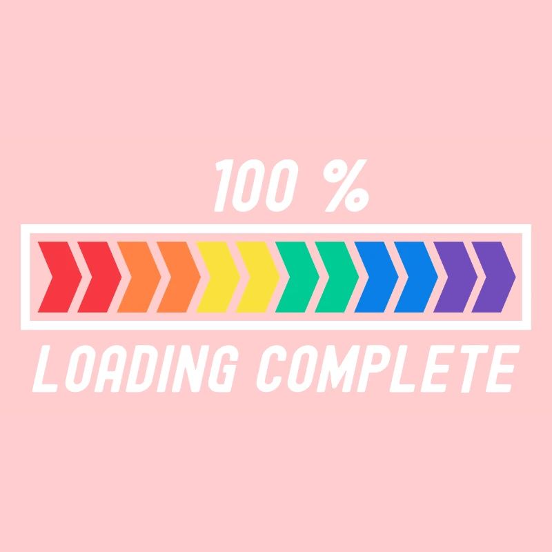 Gay Pride LGBTQ Loading Complete Design