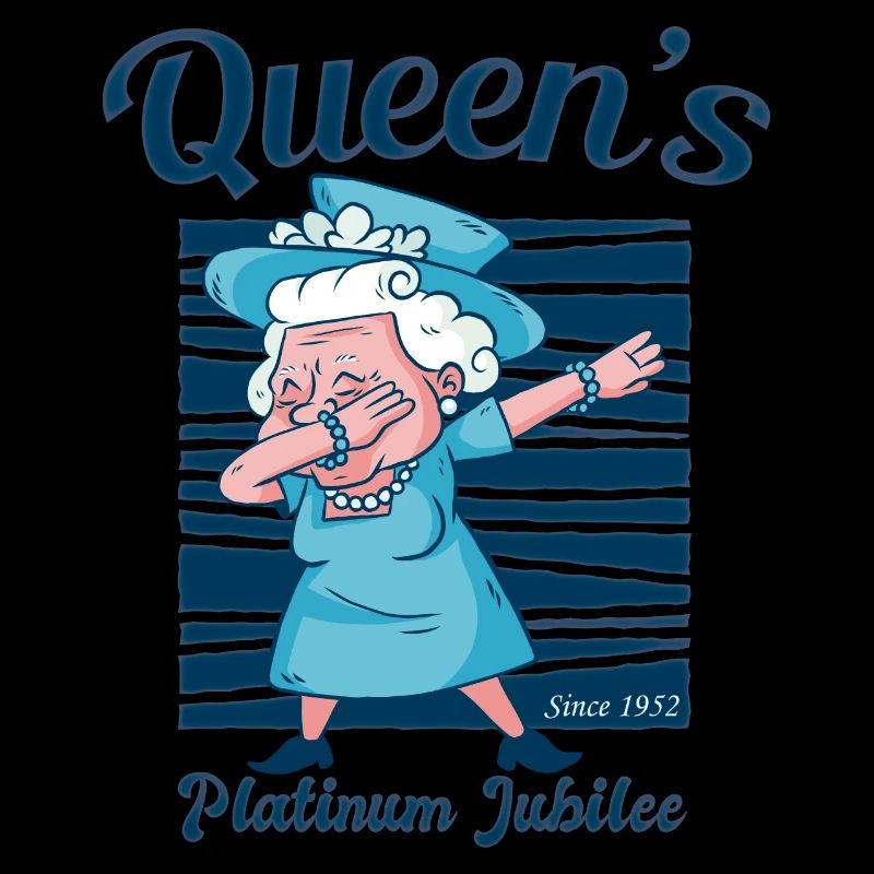 Dabbing British Queen Monarchy Platin-Jubiläum