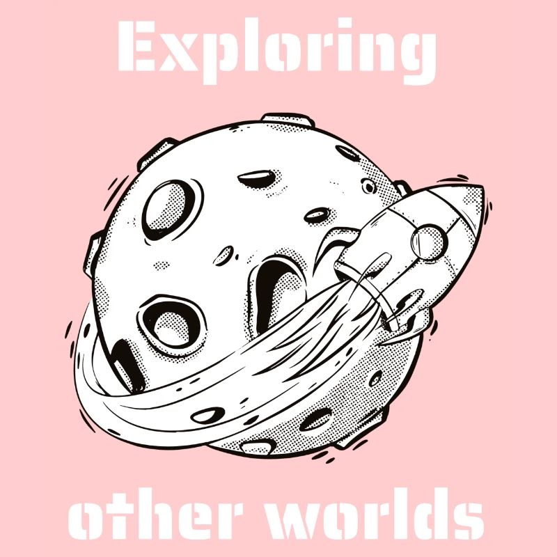 Exploring Other Worlds Retro Outer Space Designs