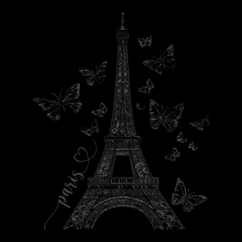 Paris Eiffelturm Frankreich Schmetterlinge Kunst