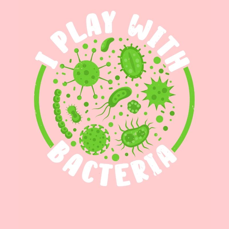 Je joue avec la science biologiste des bactéries Biol
