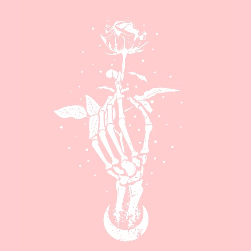 Okclutisme Occulte Rose Main Witchcraft Lune Tarot