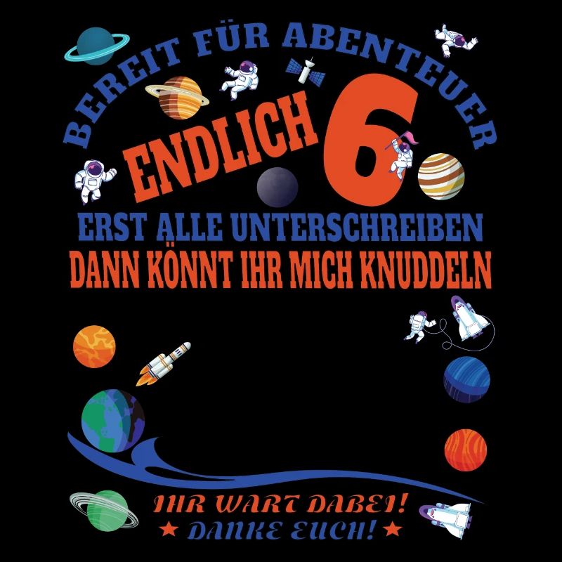 6. Geburtstag Junge & Mädchen Gästebuch