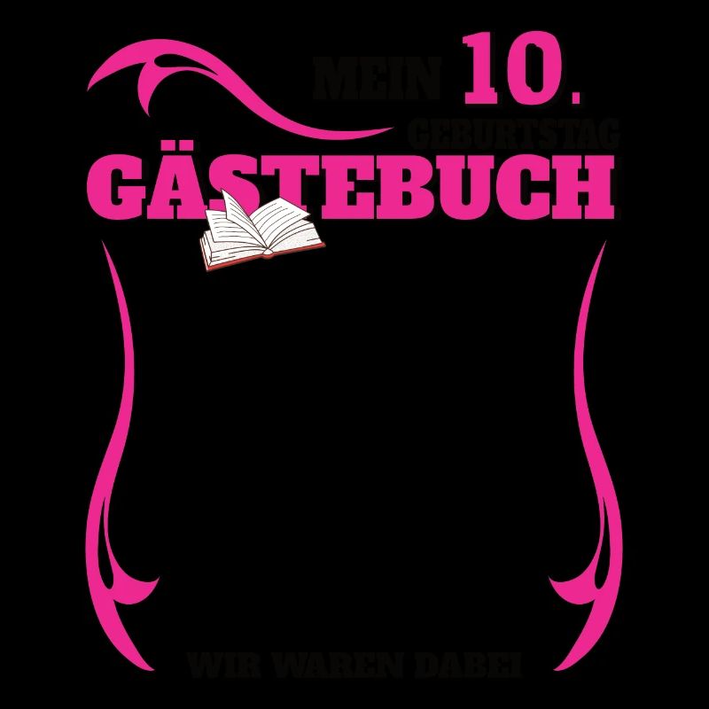 10. Geburtstag Mädchen & Junge Gästebuch