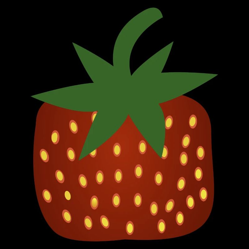 Funny angular strawberry gift idea