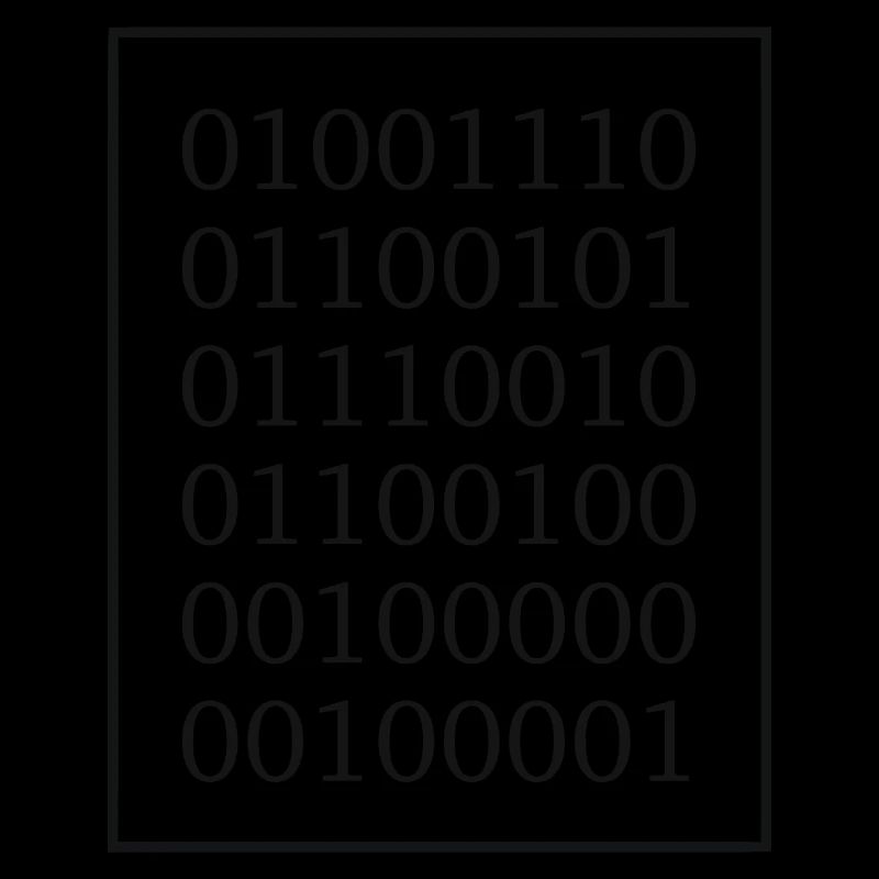 Nerd? In binärer Sprache